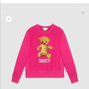 gucci wool sweater with teddy bear